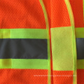 Canada CSA Z96 contrast color reflective safety vest with warning reflective tape